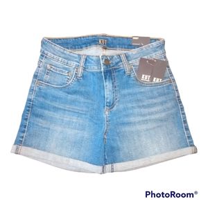 Kut From The Kloth Cuffed Denim Shorts NWT Size 2